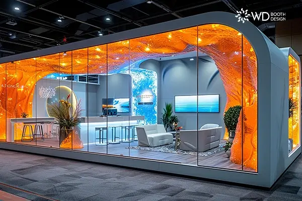 Interactive exhibition stall design