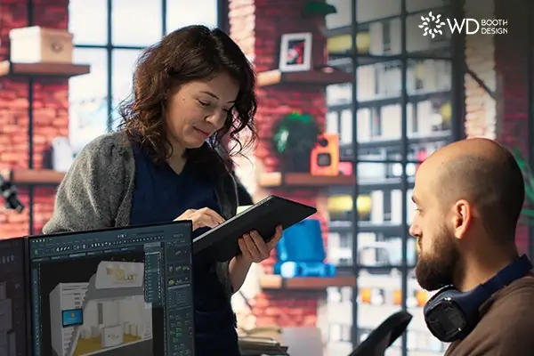 trade show stall design for luxury goods